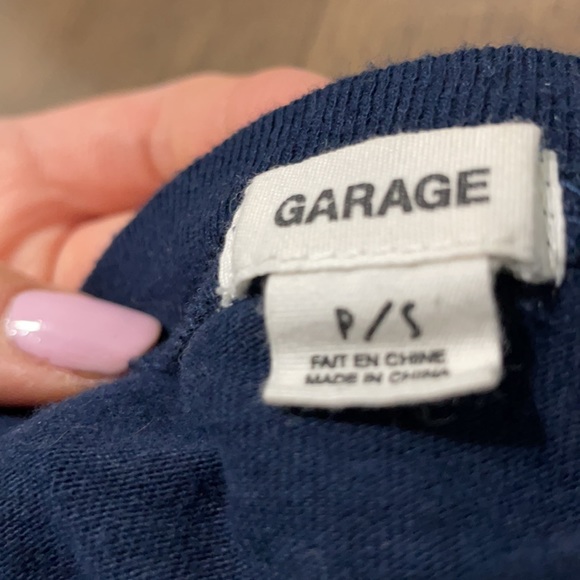 Garage cropped sweatshirt - Picture 4 of 4